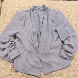 HYFVE Pale Blue Open-Front Blazer Jacket